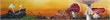 panorama herfst
 80x15 acryl